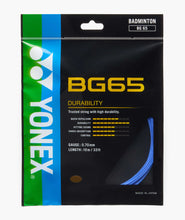 Load image into Gallery viewer, YONEX BG65 BADMINTON STRING -SET