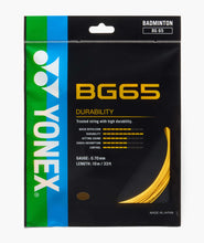 Load image into Gallery viewer, YONEX BG65 BADMINTON STRING -SET