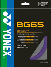 Load image into Gallery viewer, YONEX BG65 BADMINTON STRING -SET