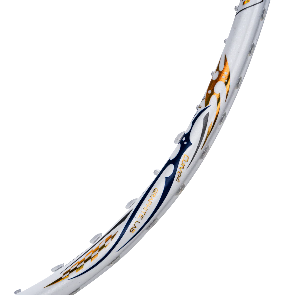 Hundred Z Tronic 100 (White/Gold) – Oregon Badminton Academy Pro Shop