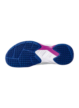 Load image into Gallery viewer, Yonex Power Cushion Cascade Accel Wide Unisex Badminton Court Shoe (White/Purple)