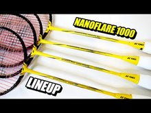 Load and play video in Gallery viewer, YONEX NANOFLARE 1000Z BADMINTON RACKET (Yellow)