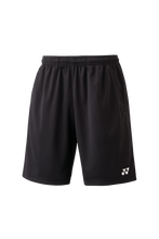 Load image into Gallery viewer, Yonex YM0004 Men's Team Shorts (Black, White)