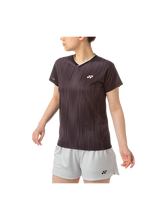 Load image into Gallery viewer, Yonex YW0026 Women's Crew Neck Shirt (Black)