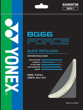 Load image into Gallery viewer, YONEX BG66 FORCE BADMINTON STRING -SET
