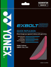 Load image into Gallery viewer, YONEX EXBOLT63 BADMINTON STRING -SET
