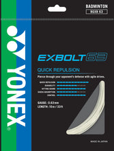 Load image into Gallery viewer, YONEX EXBOLT63 BADMINTON STRING -SET

