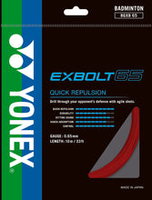 Load image into Gallery viewer, YONEX EXBOLT65 BADMINTON STRING - SET
