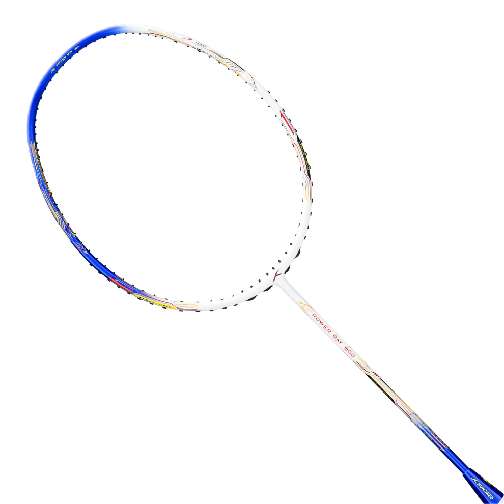 Hundred POWER RAY 900 (Strung) (White/Royal Blue)