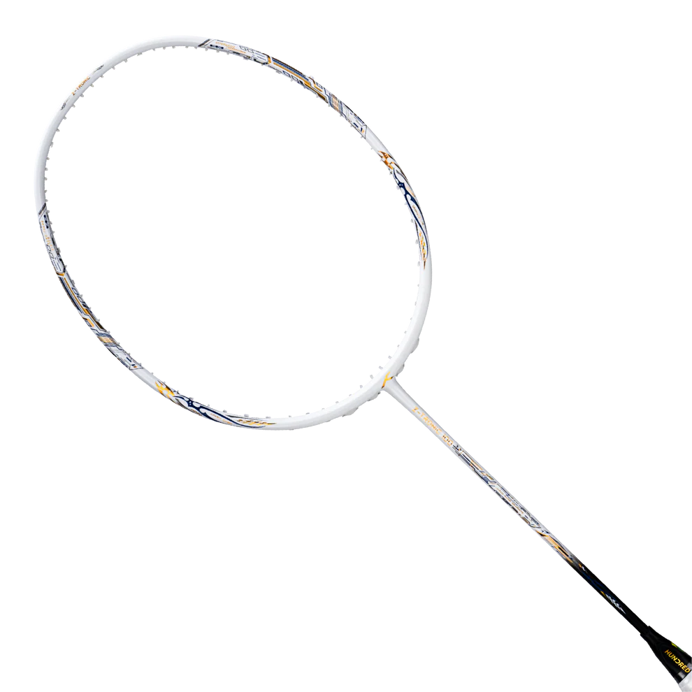 Hundred Z Tronic 100 (White/Gold) – Oregon Badminton Academy Pro Shop