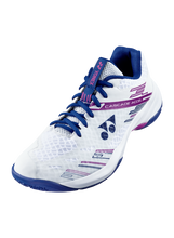 Load image into Gallery viewer, Yonex Power Cushion Cascade Accel Wide Unisex Badminton Court Shoe (White/Purple)
