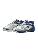 Load image into Gallery viewer, Yonex Badminton Shoe Power Cushion 65Z Women (Silver/Navy) - VA Edition
