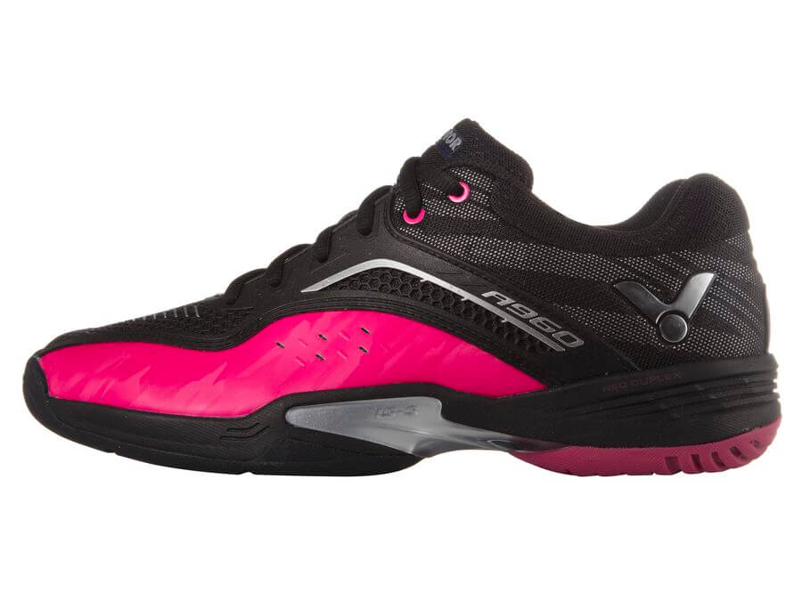 VICTOR A960-CQ BADMINTON SHOES (UNISEX BLACK/PINK) – Oregon
