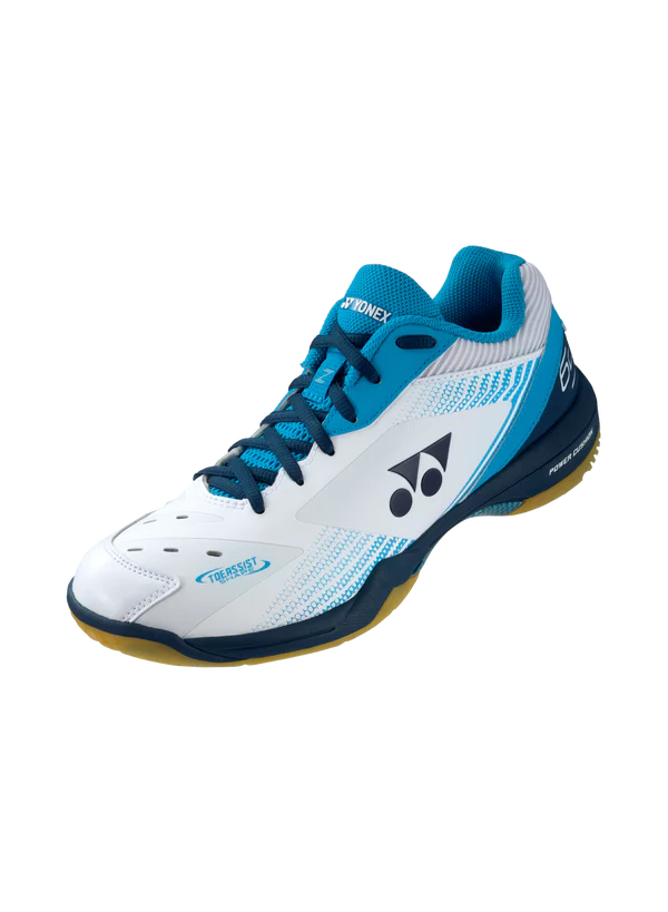 Yonex Power Cushion 65 Z3 - White/Ocean Blue – Oregon Badminton